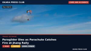 Paraglider in flight (file photo)